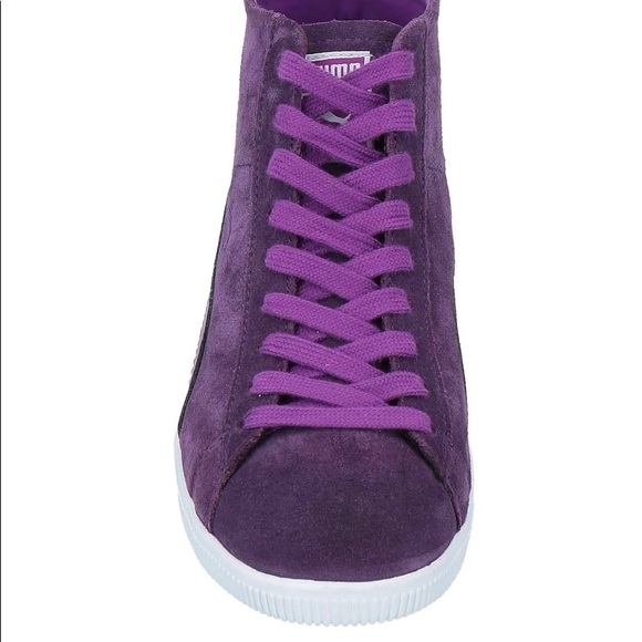 PUMA Hightop Purple Suede Sneakers Brand New in Box - Picture 4 of 4